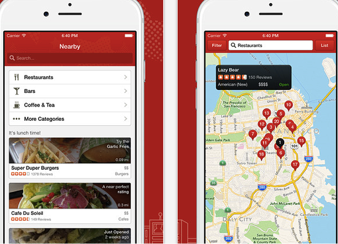 HubSpot – Apps für Vertriebsmitarbeiter – Yelp