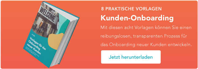 Kunden-Onboarding Vorlage