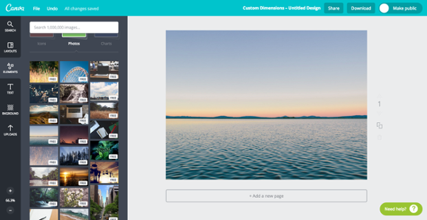 Canva - Fotos ausrichten Canva - Fotos ausrichten