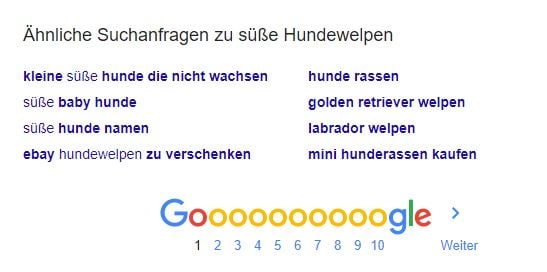 HubSpot-verwandte-Suchtreffer