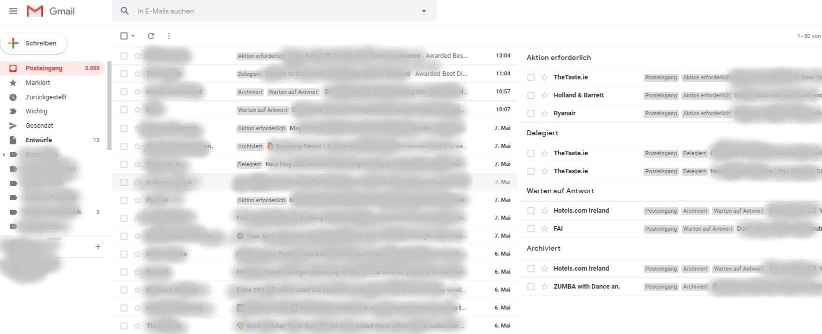 HubSpot-Mehrere-Posteingänge-Ansicht-Gmail