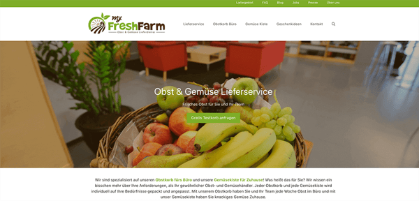 myfreshfarm.de – Gemüselieferdienst vom Erzeuger Webseite