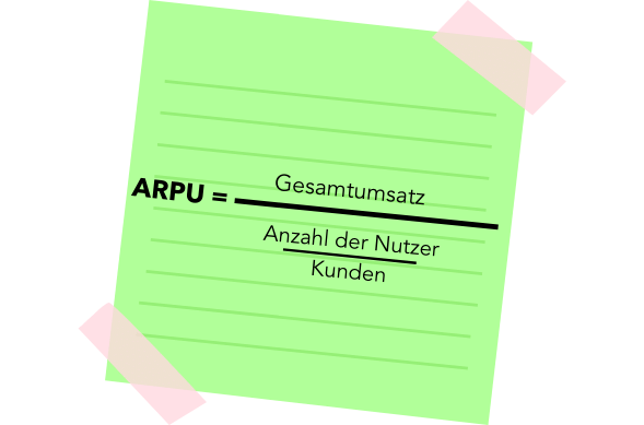 ARPU = Gesamtumsatz _ Anzahl der Nutzer_Kunden