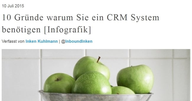 Klammern in Überschriften können helfen, realistische Erwartungen zu wecken Klammern in Überschriften können helfen, realistische Erwartungen zu wecken