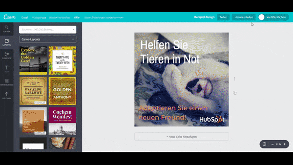 HubSpot - Visueller Content mit Canva - PDF-Download HubSpot - Visueller Content mit Canva - PDF-Download