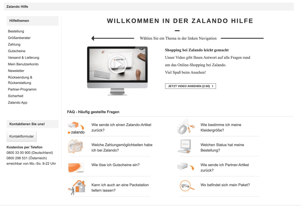 Danke_fuer_Einkauf beispiel von zalando