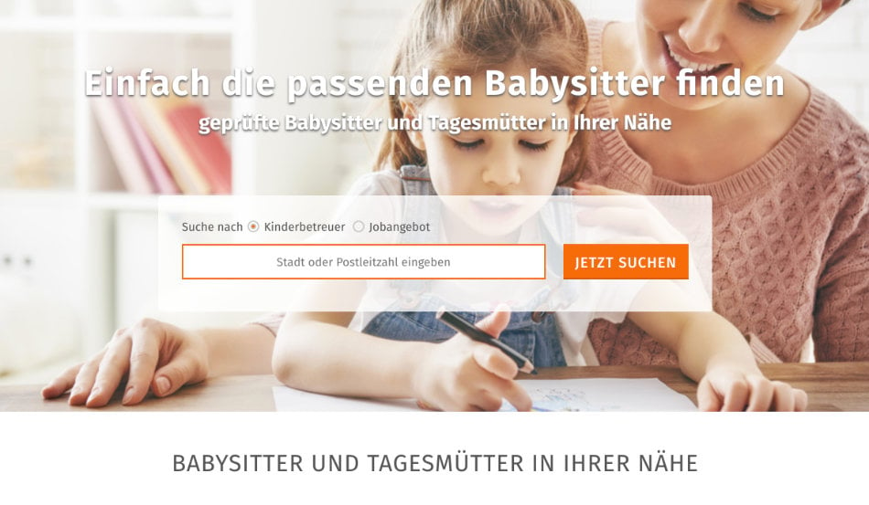 hallobabysitter-empathie-website-design
