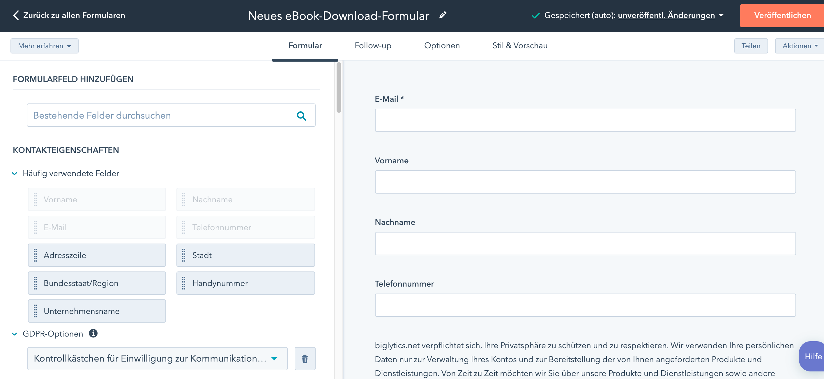 Formular Designer kostenfrei 2