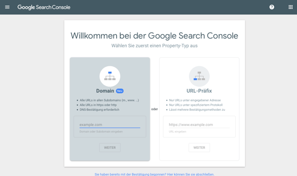 Google-Search-Console-einrichten-Property-anlegen