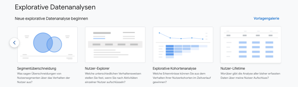 Google-Analytics 4 explorative Kohortenanalyse