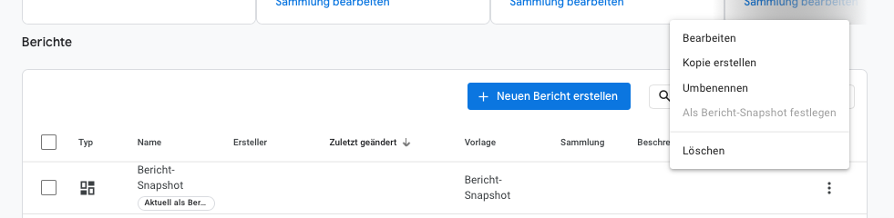 Google-Analytics 4 Als Bericht-Snapshot festlegen