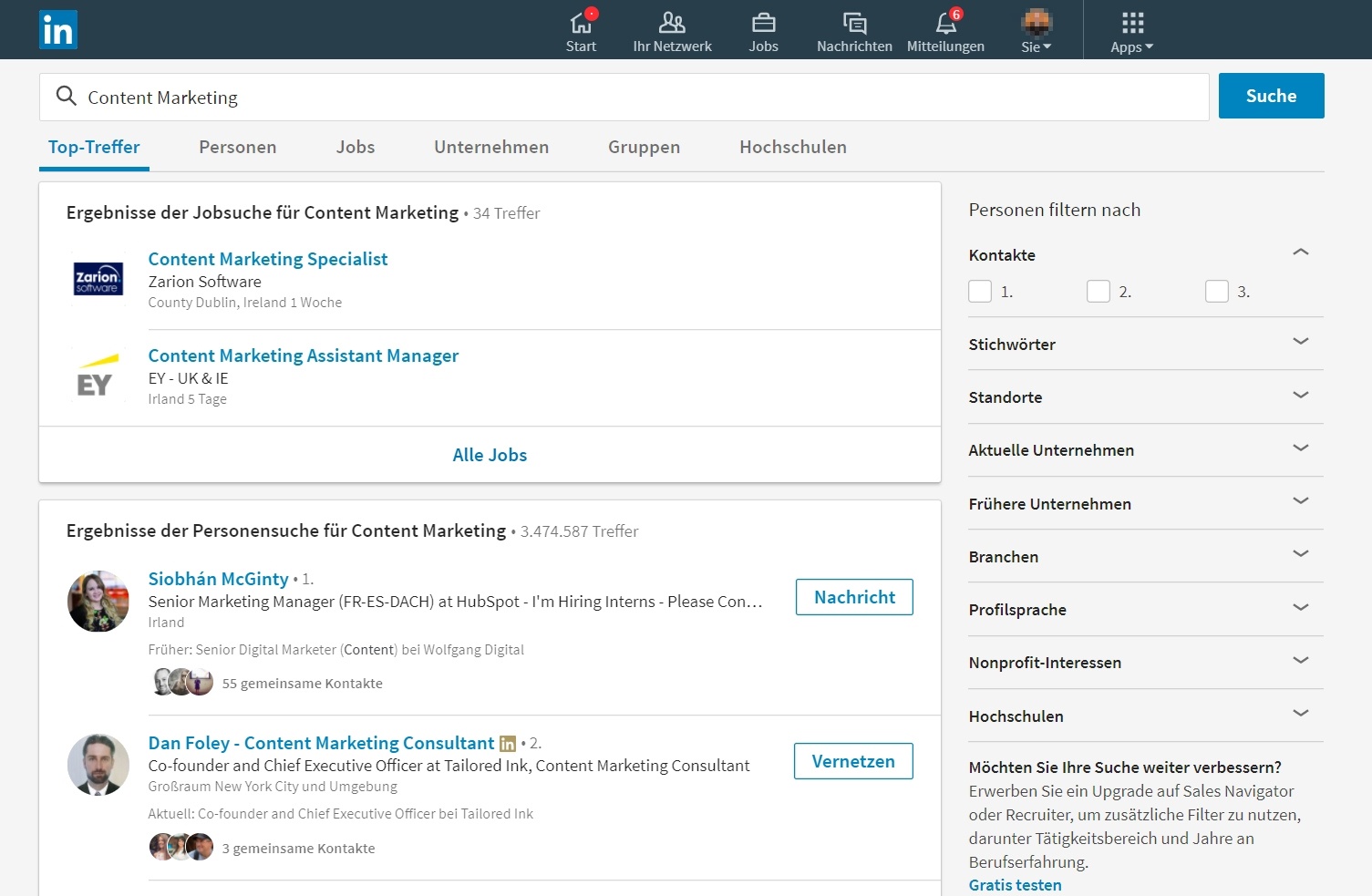 Was Bedeutet Ebenfalls Angesehen Bei Linkedin 6 neue LinkedIn-Funktionen, die Sie kennen sollten