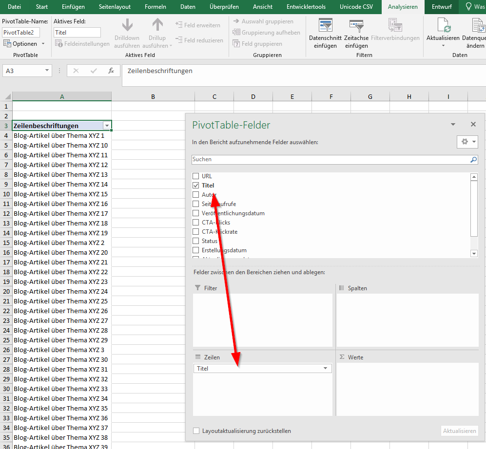 Excel Pivot Tabelle Erstellen: Schritt Für Schritt