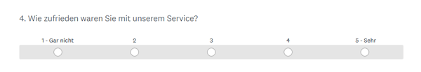 HubSpot-Umfrage-Likert-Skala