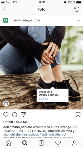 deichmann-instagram-shoppable-post-1