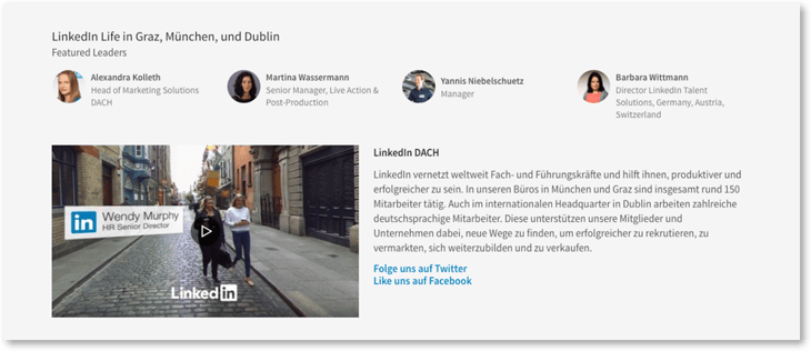 LinkedIn Karriereseite LinkedIn Karriereseite