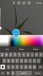select instagram story color