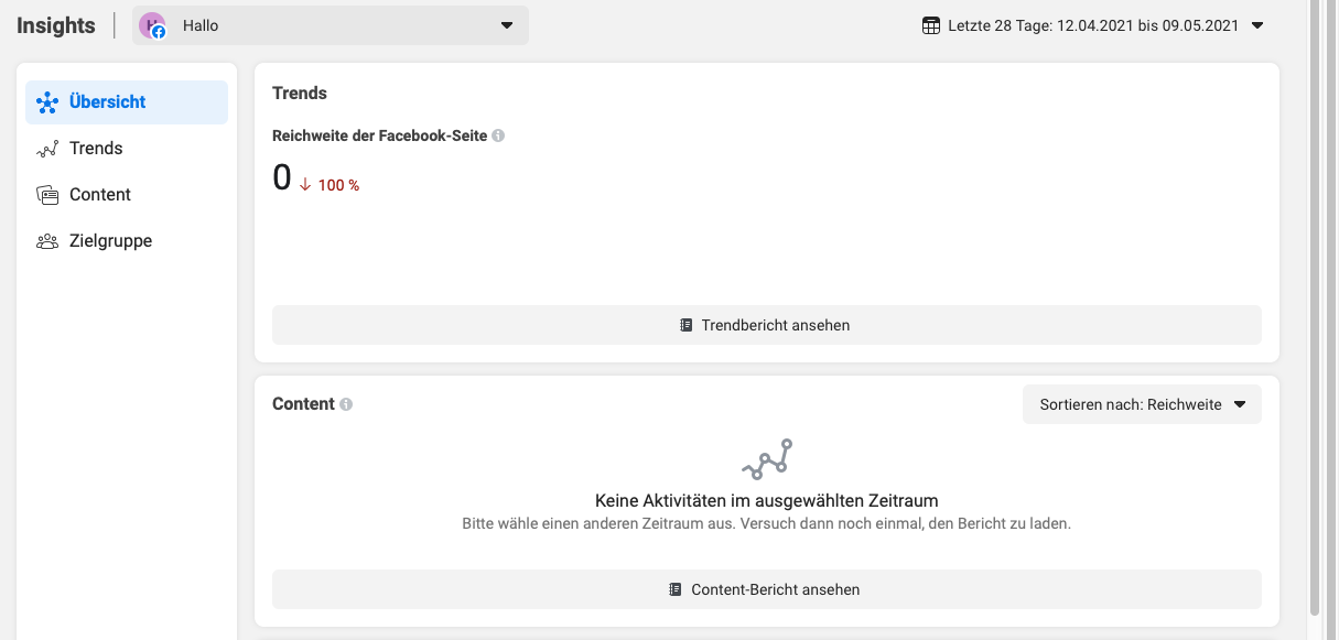Analytics im Facebook Business Manager