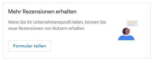 Google Bewertungen „Mehr Rezensionen erhalten“