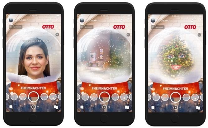 Snapchat Story von Otto in der Internetworld gesehen