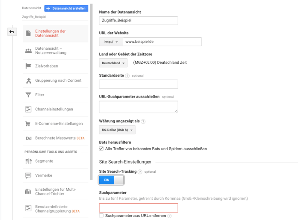 Property Datenansicht Google Analytics_7