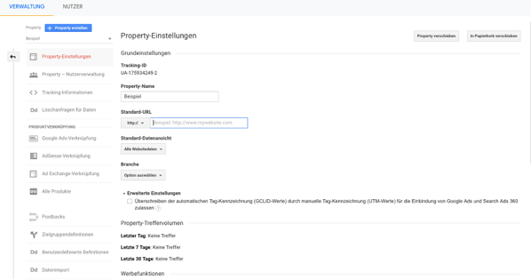 Property Datenansicht Google Analytics_8