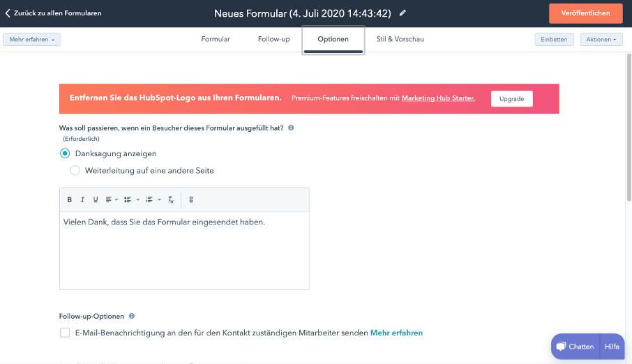 So erstellen Sie ein Formular