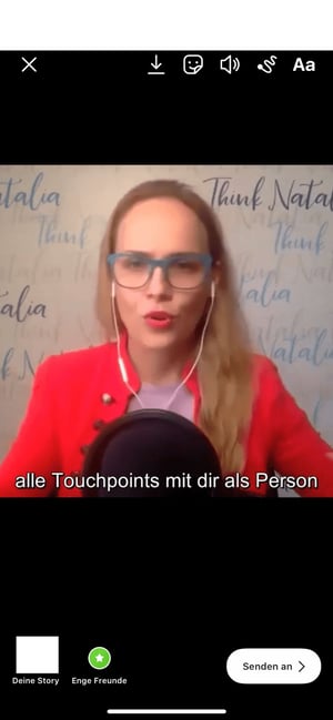 Eine Video-Story reposten