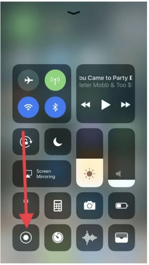 Auf dem iPhone ein Screenrecording starten