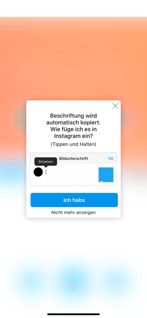 So reposten Sie auf Instagram: Beschriftung wird automatisch kopiert