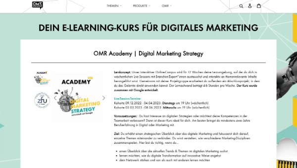 OMR Online-Marketing-Kurs