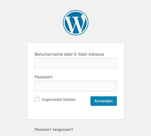 WordPress Domain ändern im dashboard
