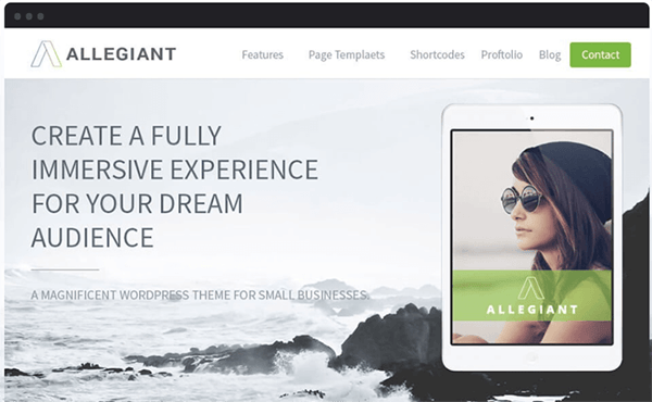 WordPress-Template Allegiant