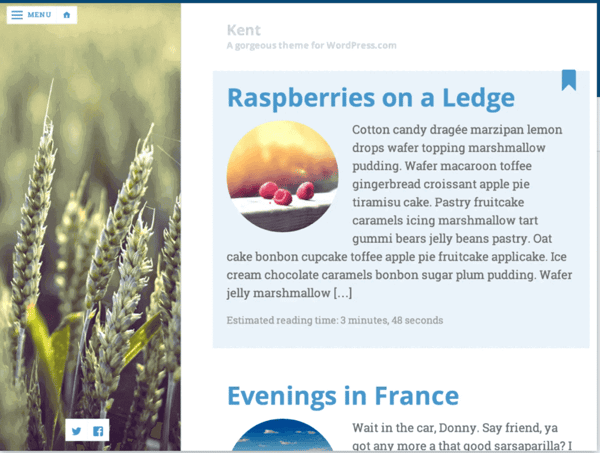 WordPress-Template Kent