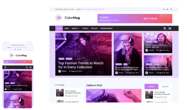 WordPress-Template Neve