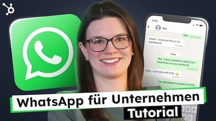 Thumbnail für das Tutorial WhatsApp für Unternehmen einrichten