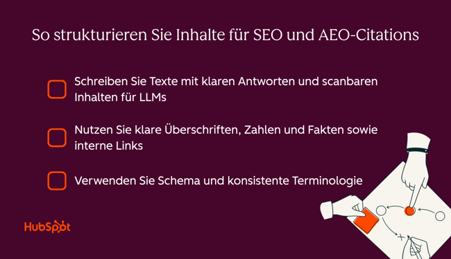 Checkliste für eine Backlink-Strategie im Bereich AEO
