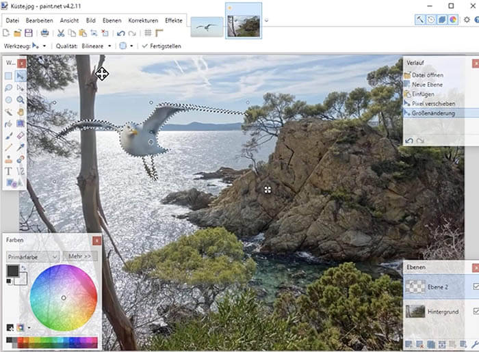 Bild freistellen So geht's mit GIMP, und Co.
