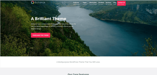 WordPress-Template Brilliance