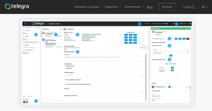 Call-Center-Software Telegra