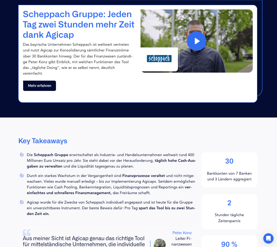 Case-Study-Beispiel Agicap