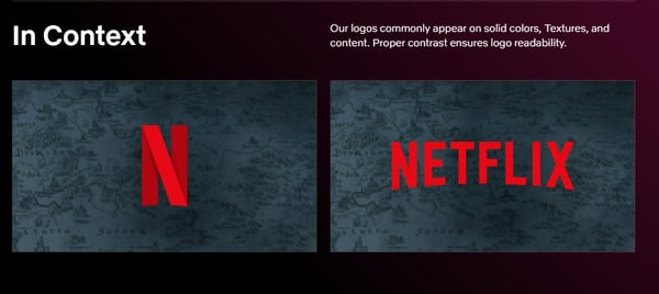  Screenshot aus dem Netflix Corporate Design 