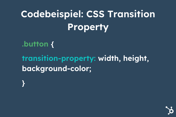 CSS Transition Property Codebeispiel