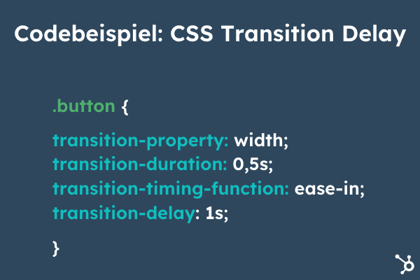 CSS Transition Delay Codebeispiel
