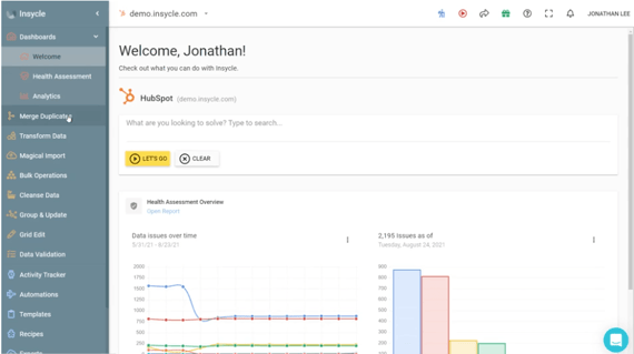 Insycle Analysetool für Datenqualität