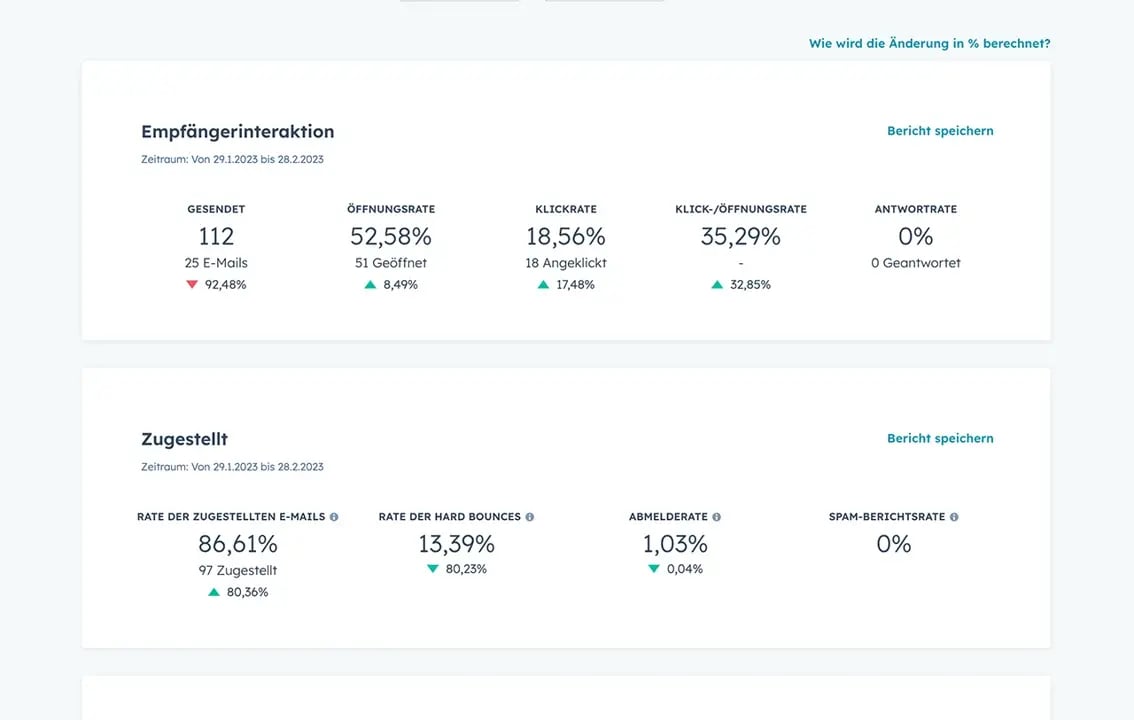 Screenshot HubSpot-E-Mail-Tool-Analytics