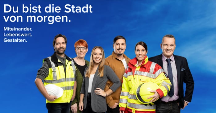 Screenshot Employer-Branding-Beispiel Stadt Pulheim Karriereseite