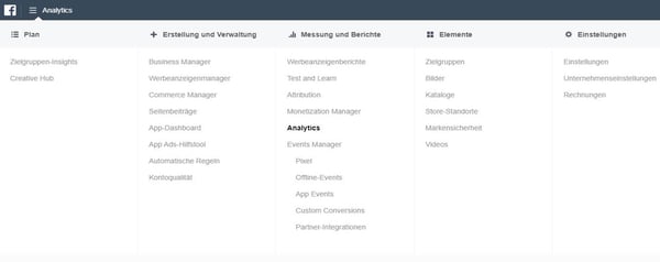 facebook-analytics in der übersicht
