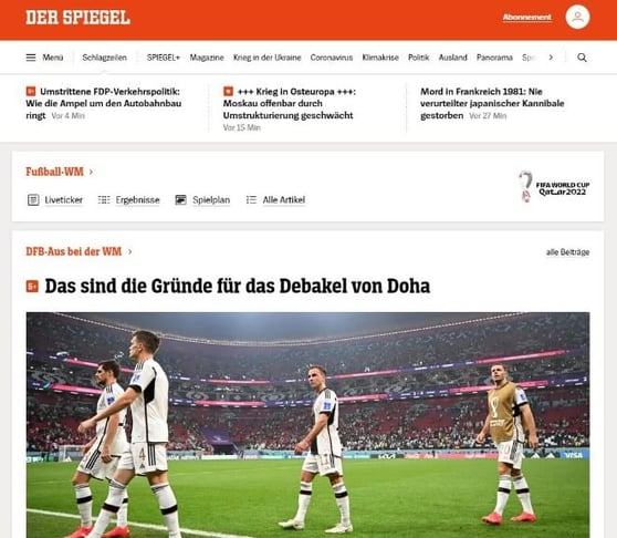 Beispiel Hamburger Menue der Spiegel-Website