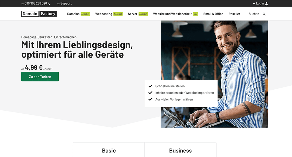 Die Besten Homepage-Baukästen: 15 Anbieter Im Vergleich